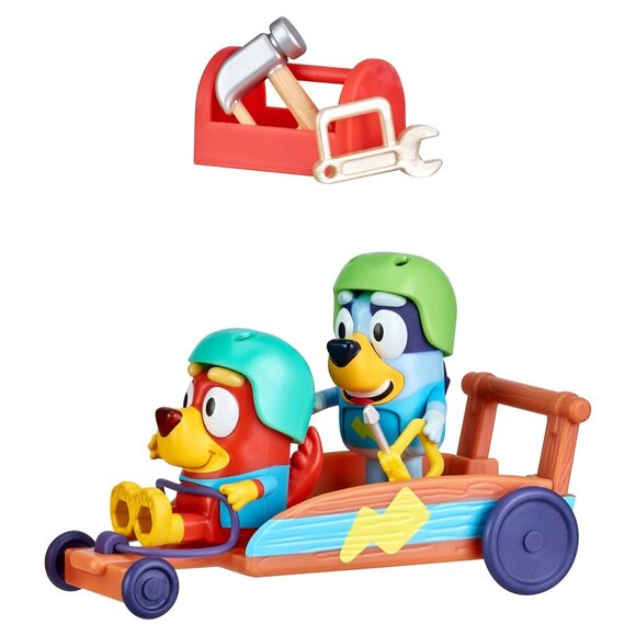 Bluey, Rusty & Bluey's Go-Kart Vehicle and Figures Pack - Picture 2 of 7
